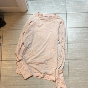 Lululemon pink long sleeve